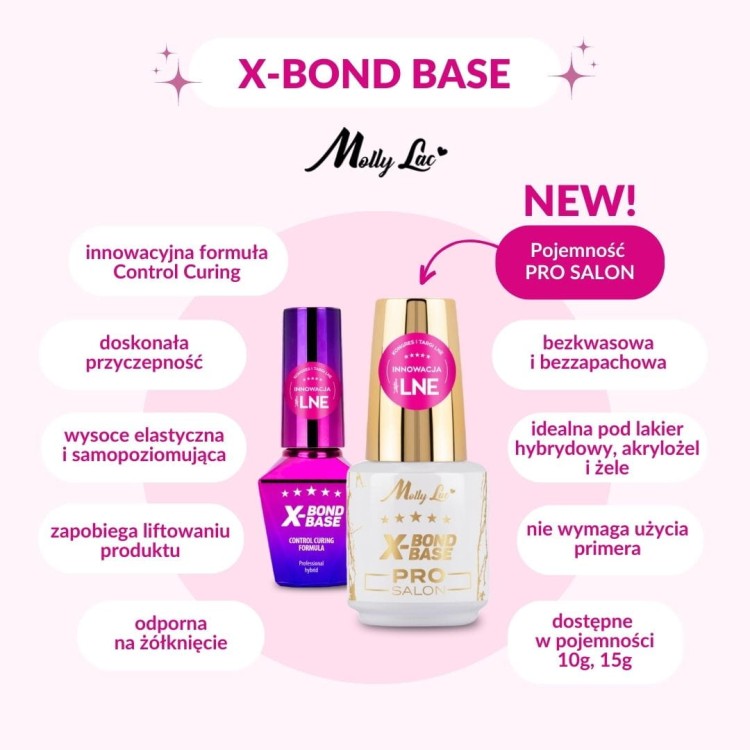 Molly Lac Base X-Bond Pro Salon 15 gr.