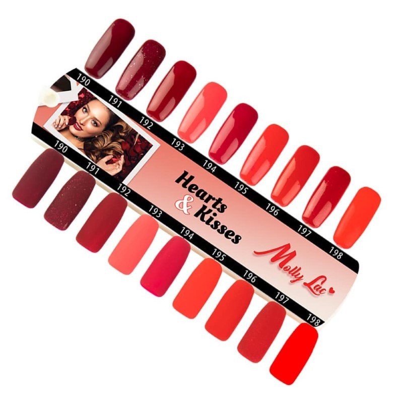 Esmalte semipermanente Molly Lac Red Wine 8grs 190 Hema Free