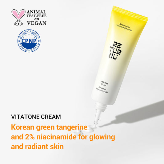 RETURNU VITATONE CREAM -  pele Hiper pigmentação- redução manchas