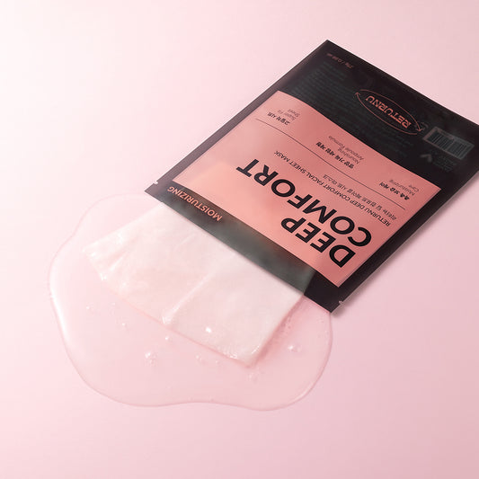 Máscara facial em tecido Returnu Deep Comfort 25g- pele seca, sensível, desidratada