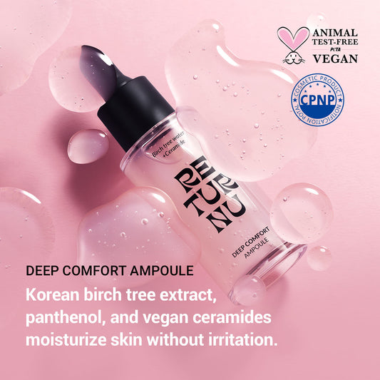 AMPOLA RETURNU DEEP COMFORT - pele seca, sensiveís e desidratadas