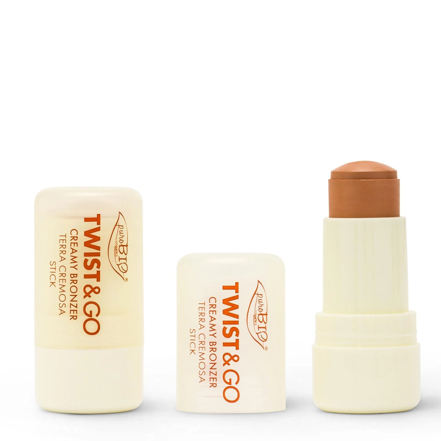 TWIST & GO – Stick Bronzer Cremoso - 02 – Biscotto