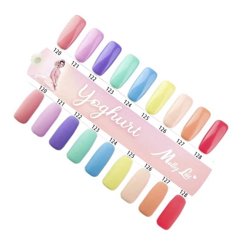 Esmalte semipermanente Molly Lac Marshmallow 8 ml 121 Hema Di Hema Free