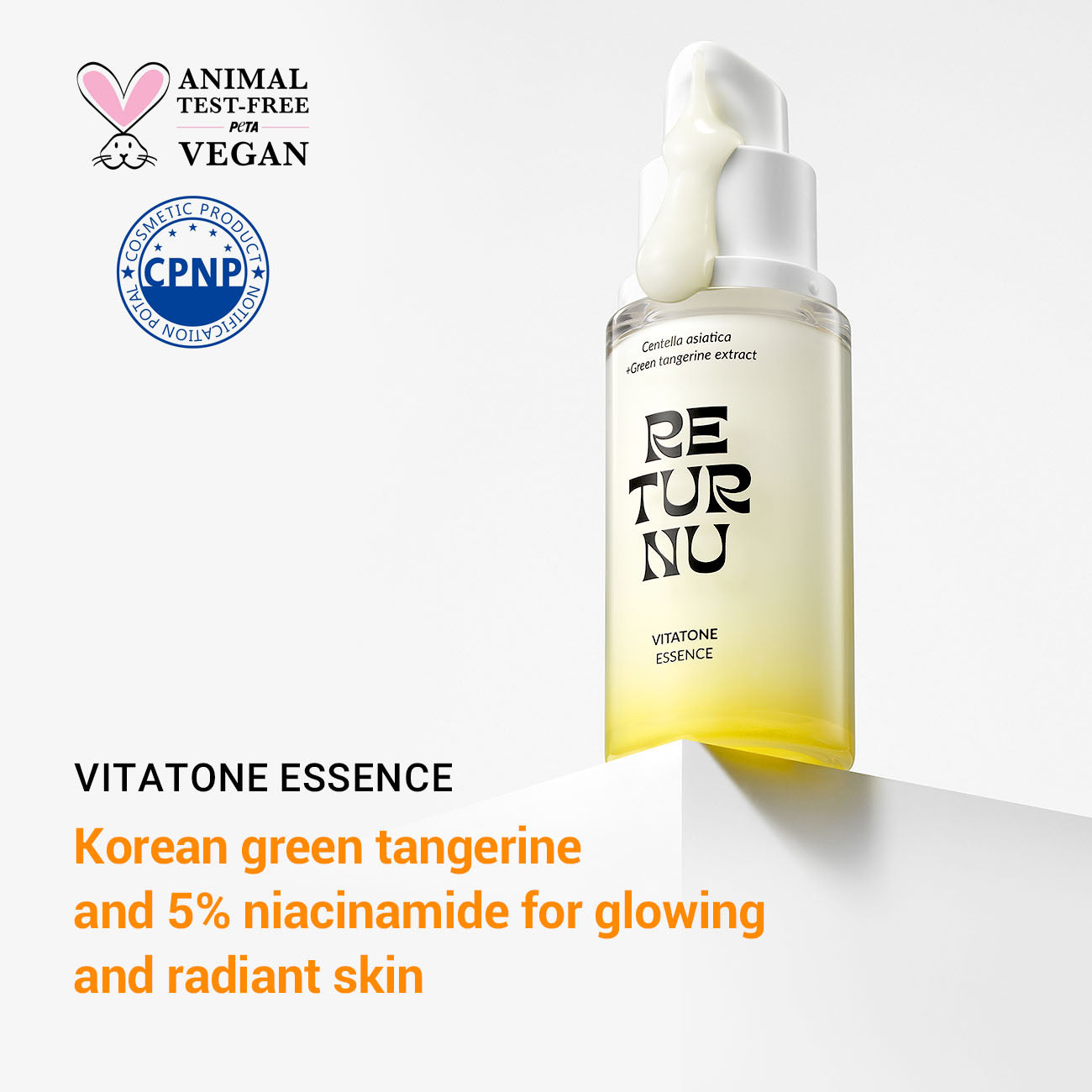RETURNU VITATONE ESSENCE -  pele Hiper pigmentação- redução manchas