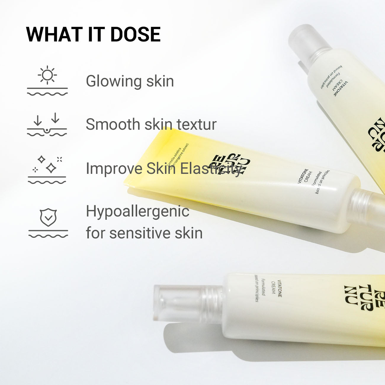 RETURNU VITATONE CREAM -  pele Hiper pigmentação- redução manchas