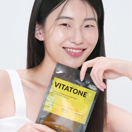 Máscara facial em folha Returnu Vitatone 25g*5 unidades- pele Hiper pigmentação- redução manchas