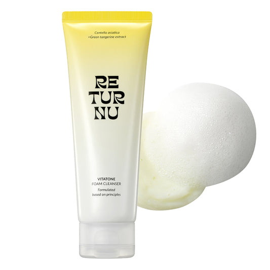 RETURNU VITATONE FOAM CLEANSER -  pele Hiper pigmentação- redução manchas