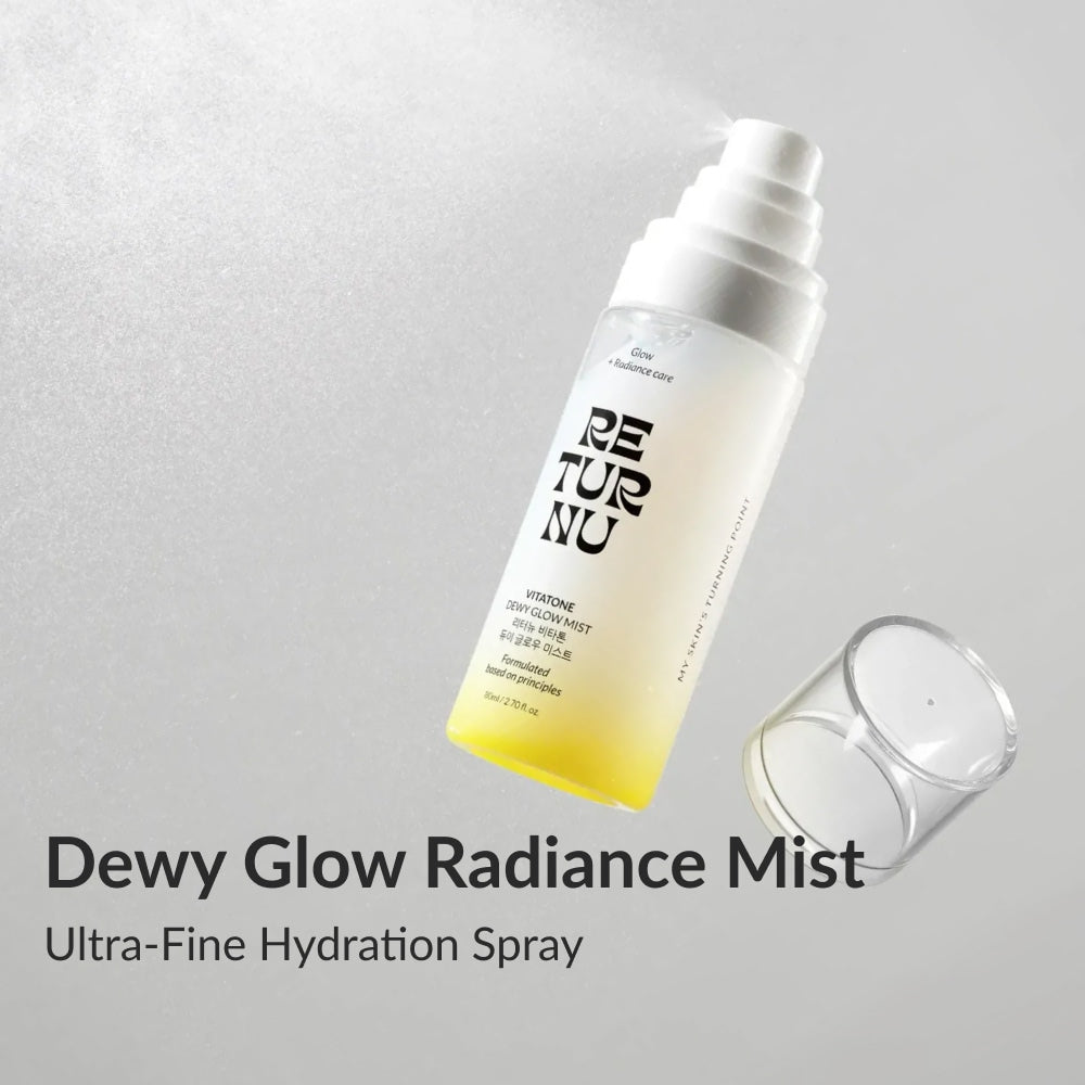RETURNU VITATONE DEWY GLOW MIST -  pele Hiper pigmentação- redução manchas